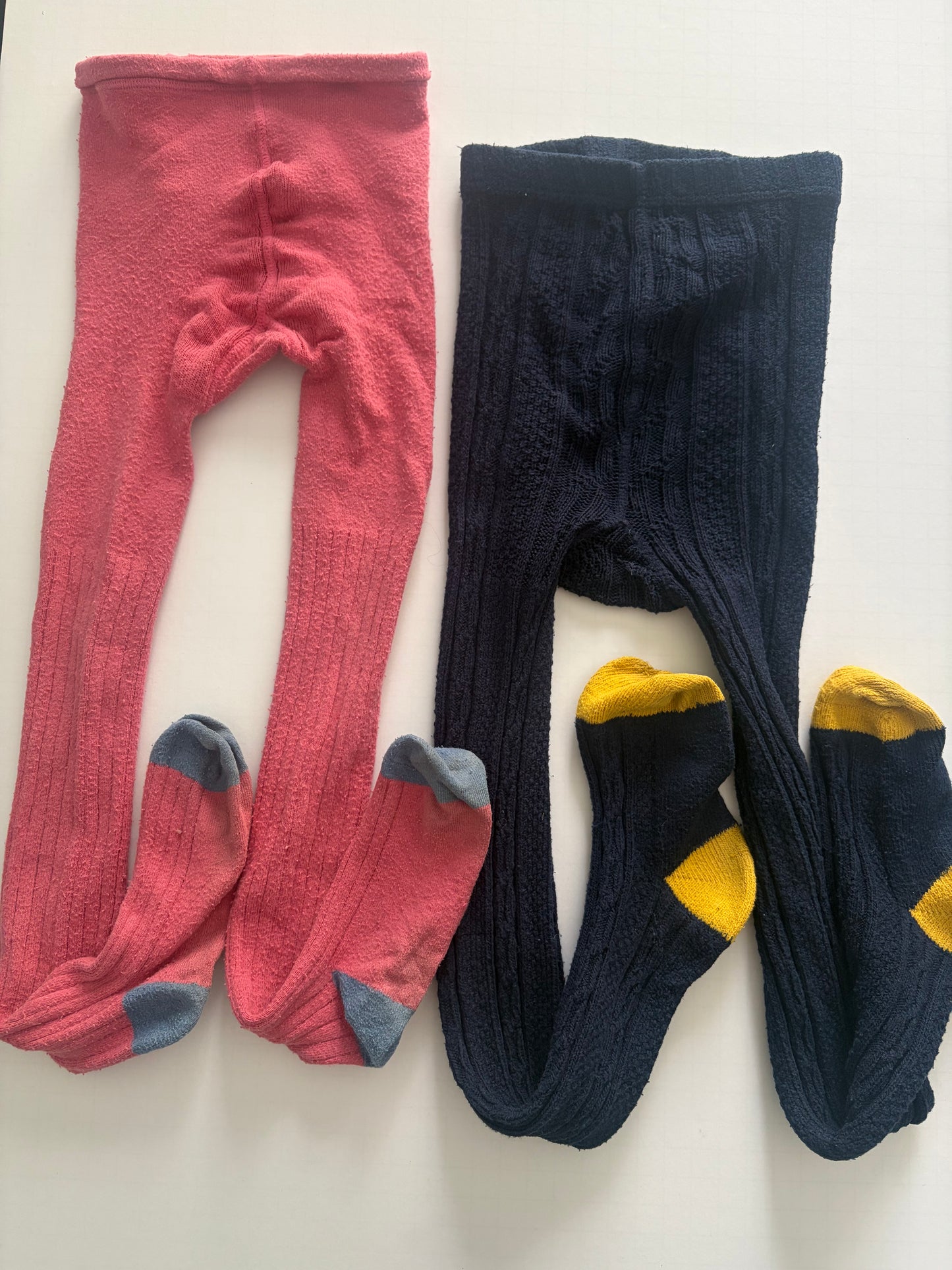 Seller #91 Girls' size 5-6 MiniBoden footed tights bundle VGUC