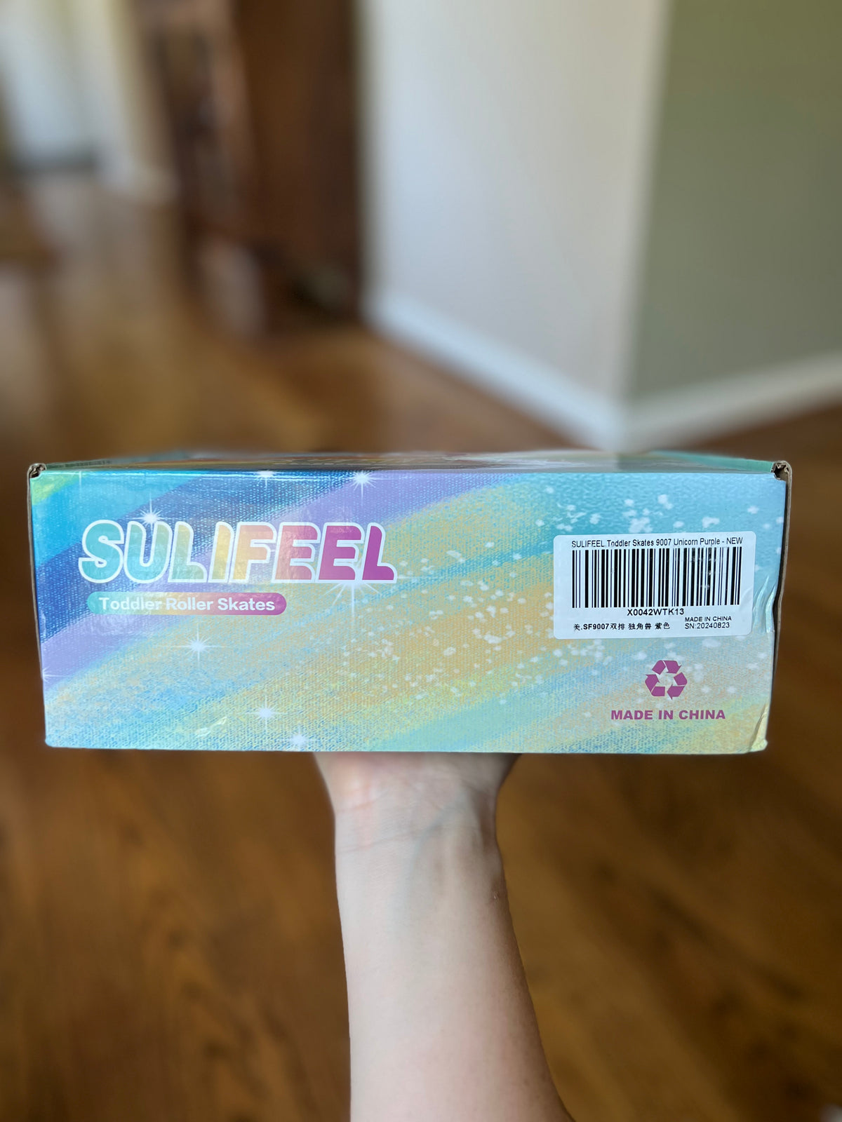 Seller #115 - Toddler Girls Size 4-12 Purple Roller Skates with Original Box, EUC