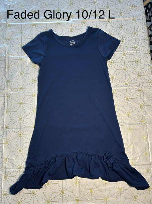 Seller #62 Faded Glory Navy blue dress L 10/12