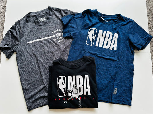 #130 Boys Sz 10–12 Basketball NBA Tshirts Bundle