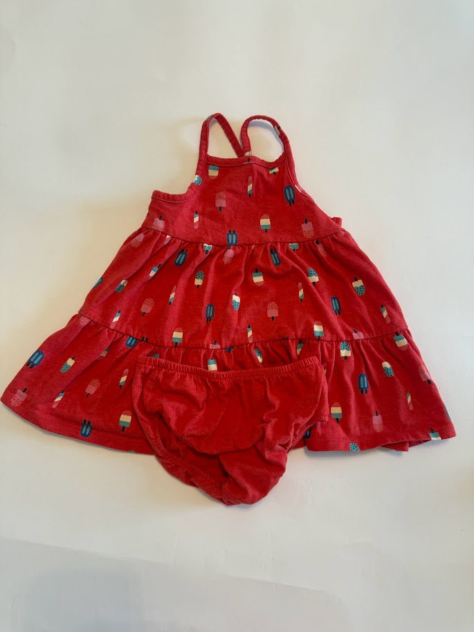 #78 REDUCED Cat & Jack Popsicle Dress Girls 18M