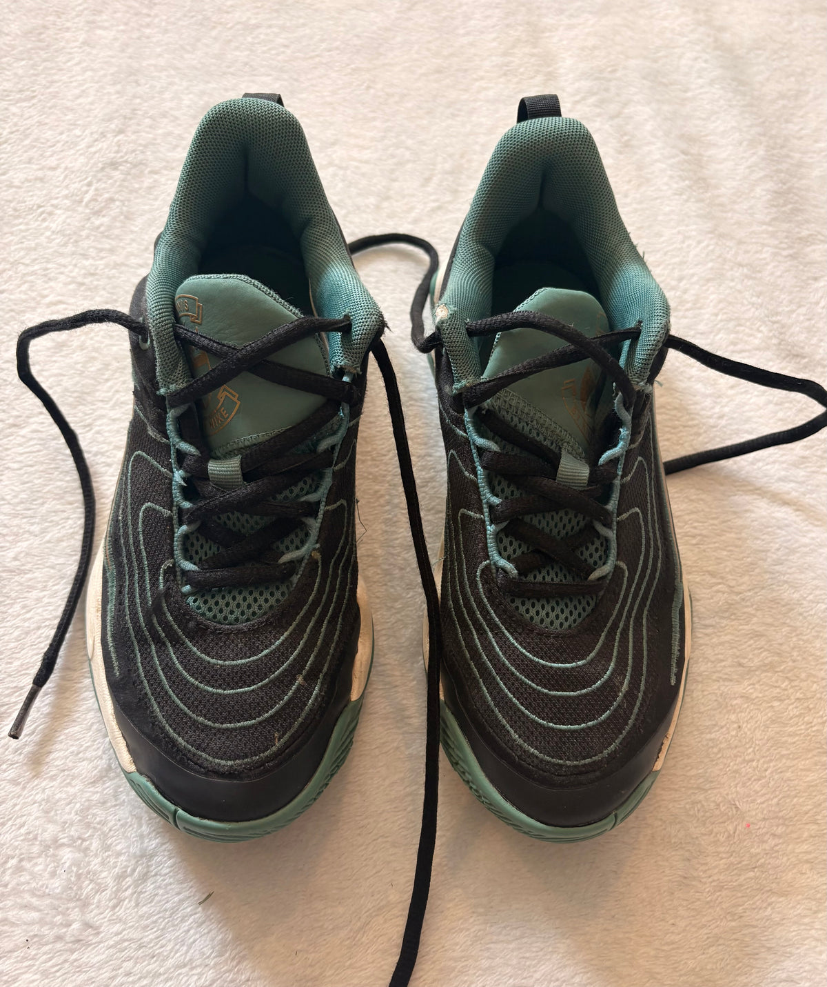 #102 - Nike Giannis boys size 2.5Y sneakers