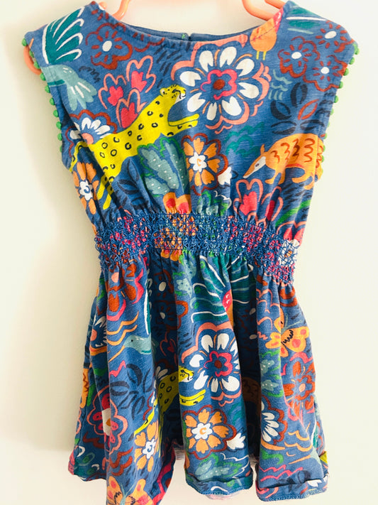 #15 Boden 3/4 Jungle Floral Dress