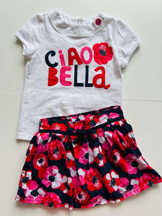 #130 Crazy 8 Girls Sz 4T Outfit