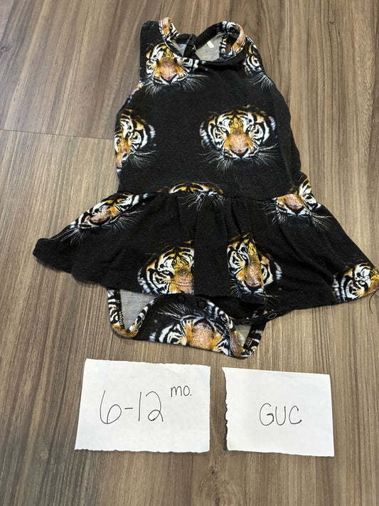 #77 - 6-12 Mo - GUC Bums & Roses - Eye of the Tiger Dress