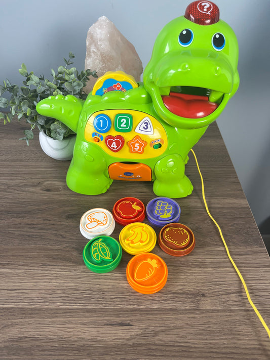 Seller #213 V Tech Chomp & Count Dinosaur