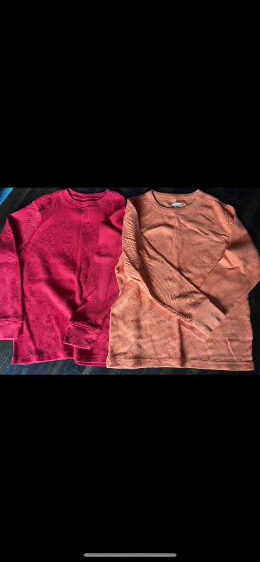 Seller #21 Boys small Old Navy thermal shirts NWOT