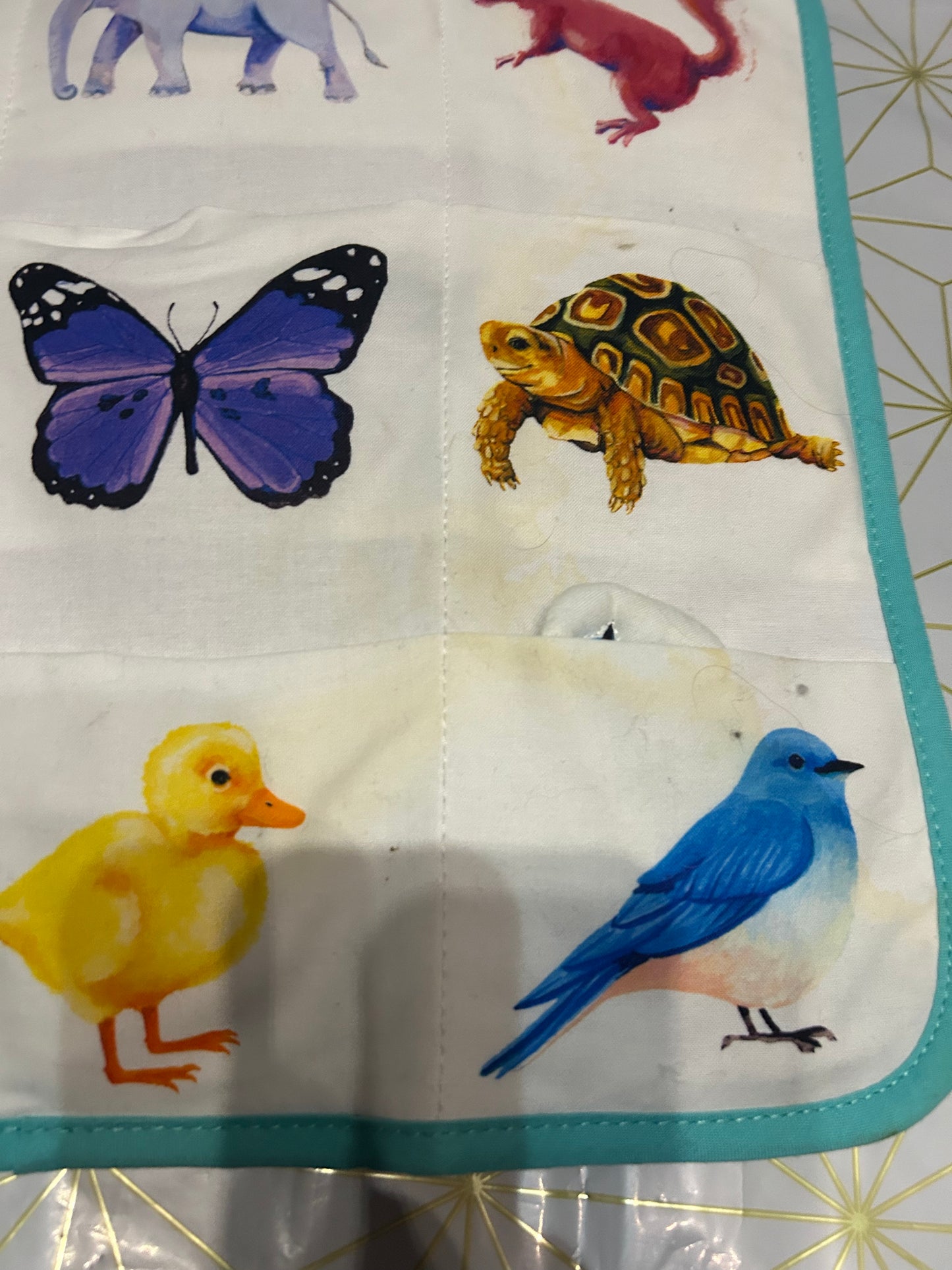 Seller #62 Lovevery quilted critter pockets