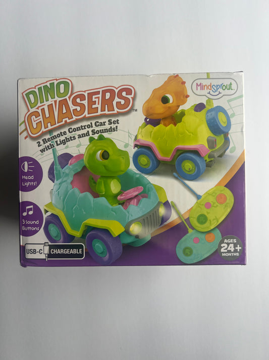 #180 NEW dino chasers remote control cars