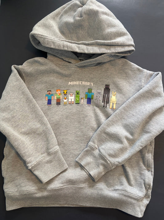 Seller #91 Boys' size 7-8 Uniqlo Minecraft hoodie GUC