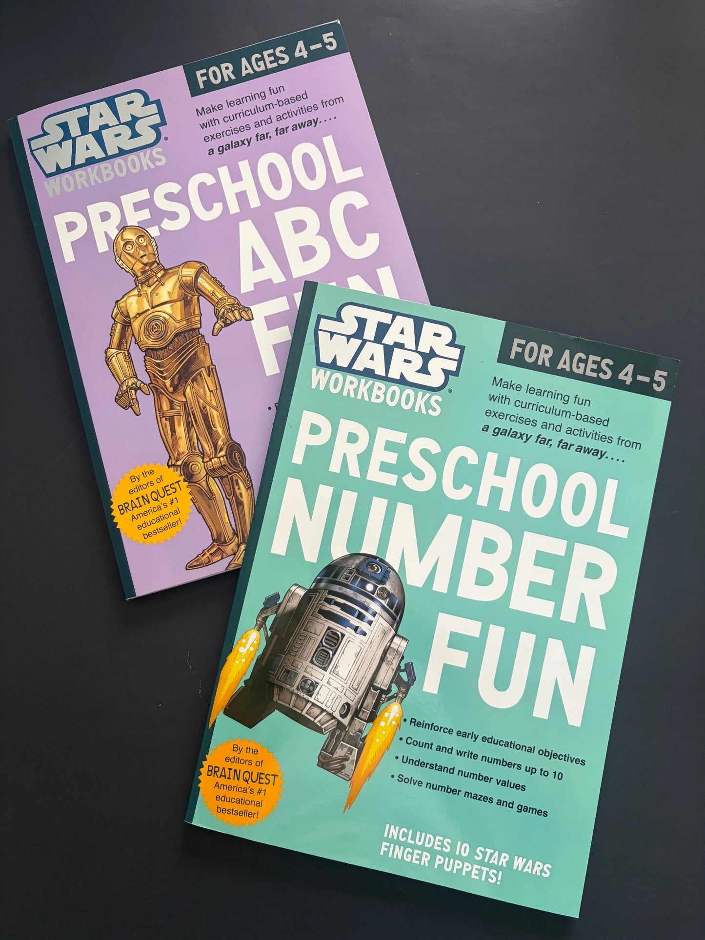 Seller #91 Star Wars preschool work book bundle for ages 4-5 NWOT