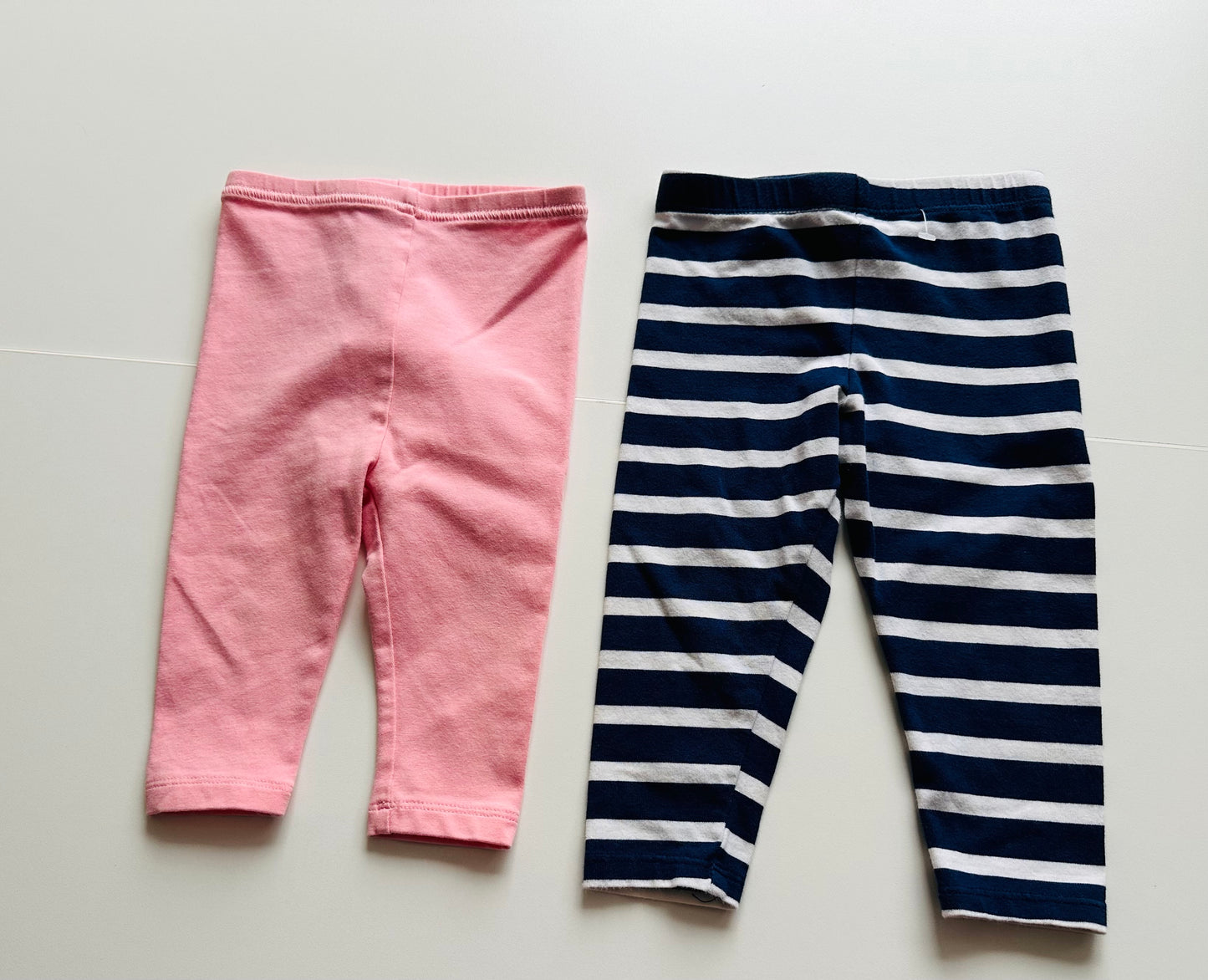 #130 Kate Spade and Ralph Lauren Girls Leggings 6 and 12 months