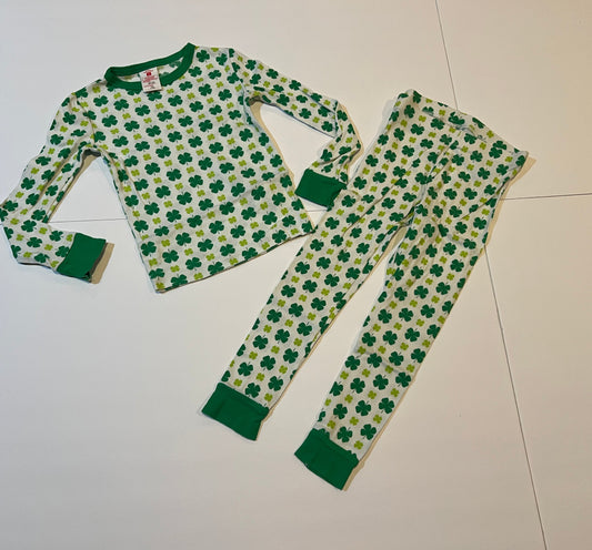#180 Unisex (Girls/Boys) 4 Shamrock St. Patrick's Day Pajamas