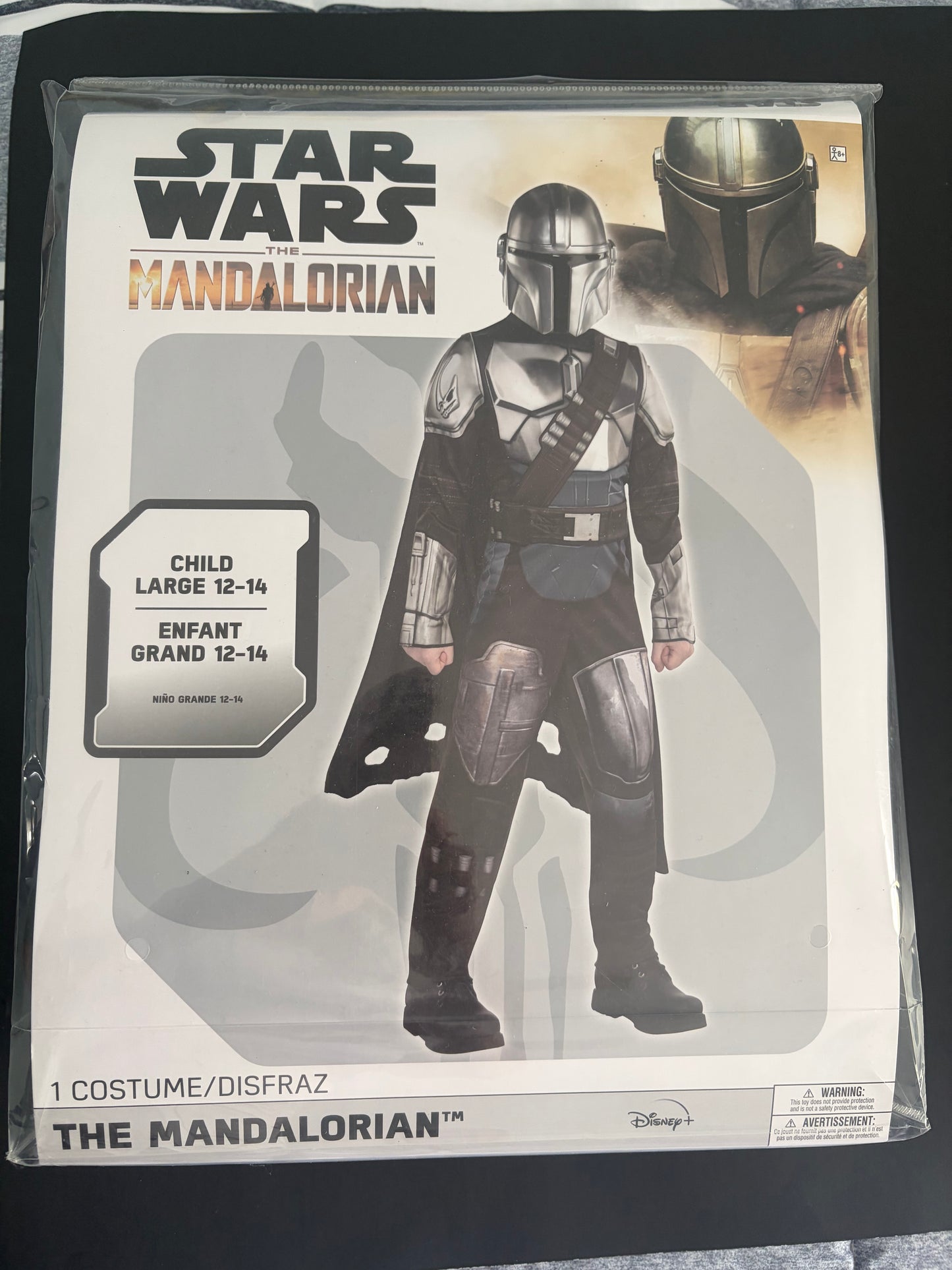 Seller #91 child size 12-14 Star Wars Mandalorian costume NWOT - missing accessories