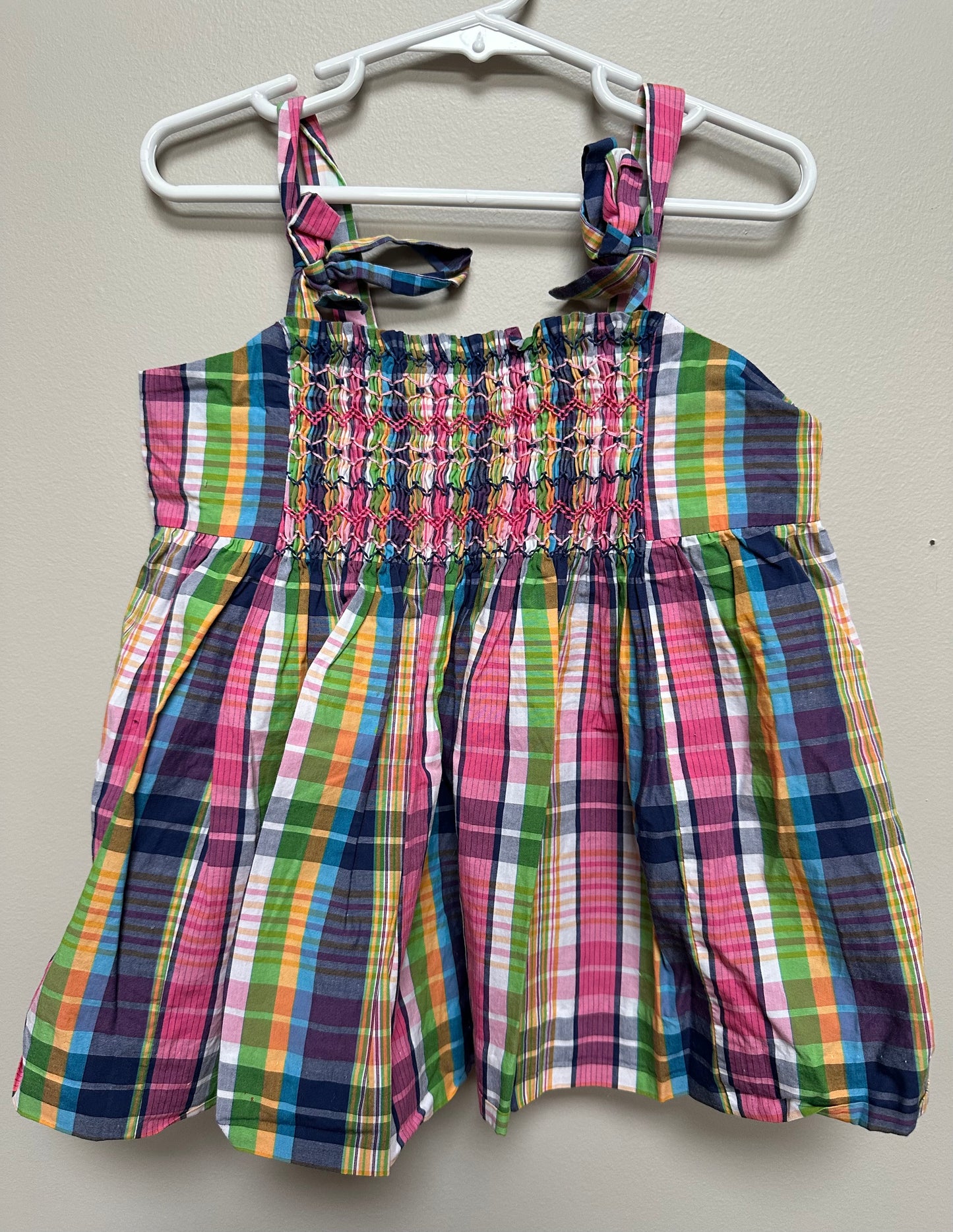 #130 Lilly Pulitzer Sz 10 Girls Plaid Top