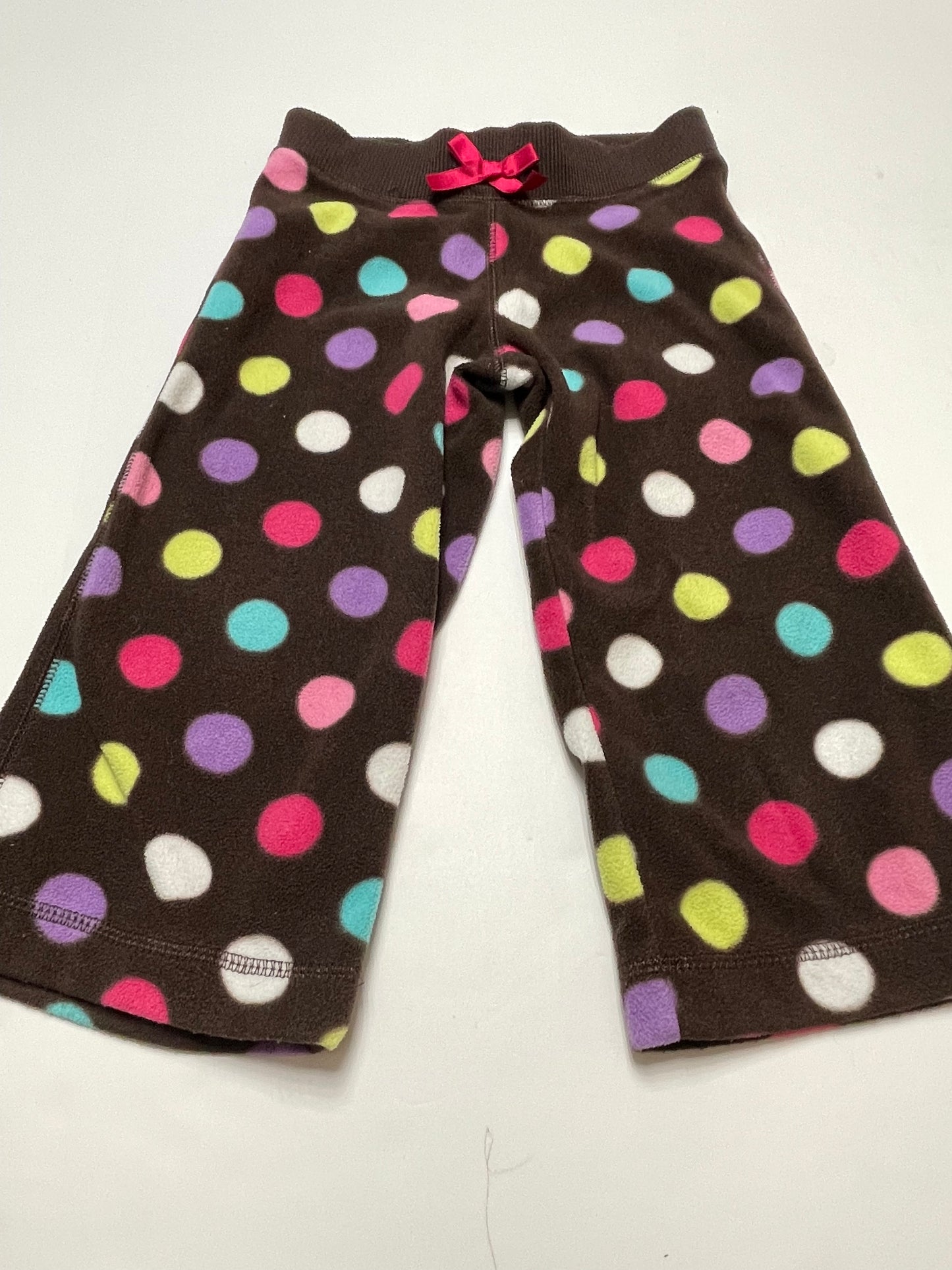 Seller 67 - Jumping Beans Brown Polka Dot Fleece Pants 2