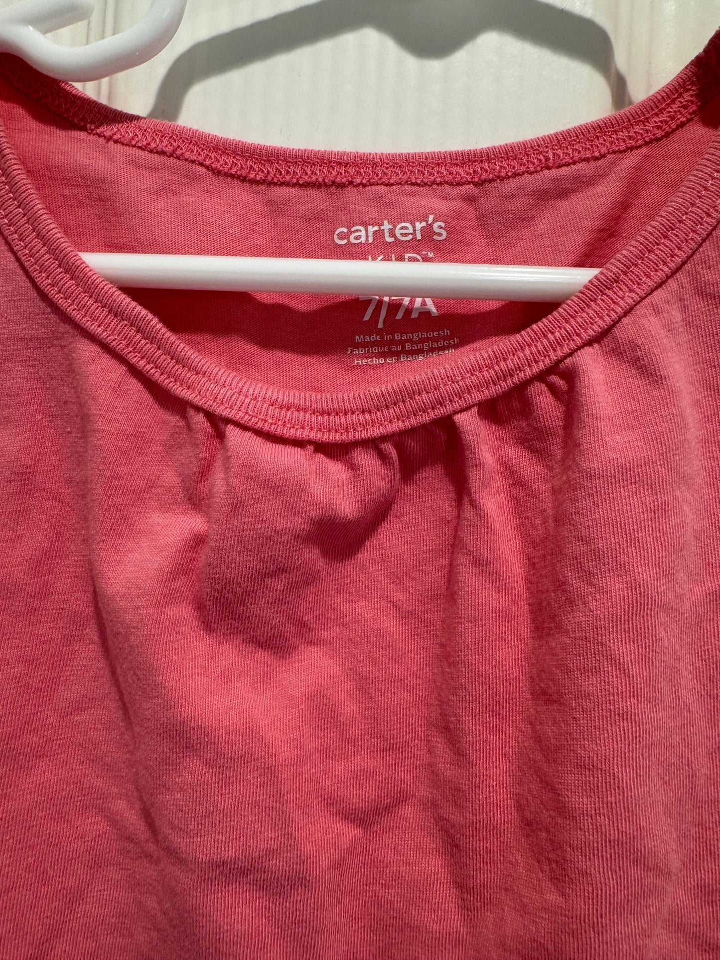 #53 girl Carter’s top size 7