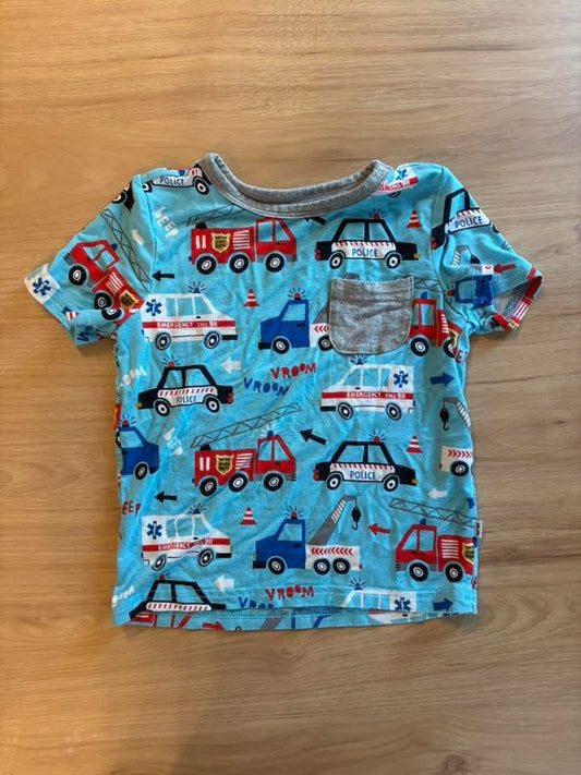 #133 **REDUCED** 18-24 Months Little Sleepies First Responders