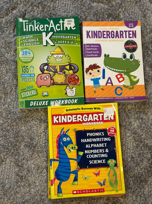 #82B Kindergarten Prep Books