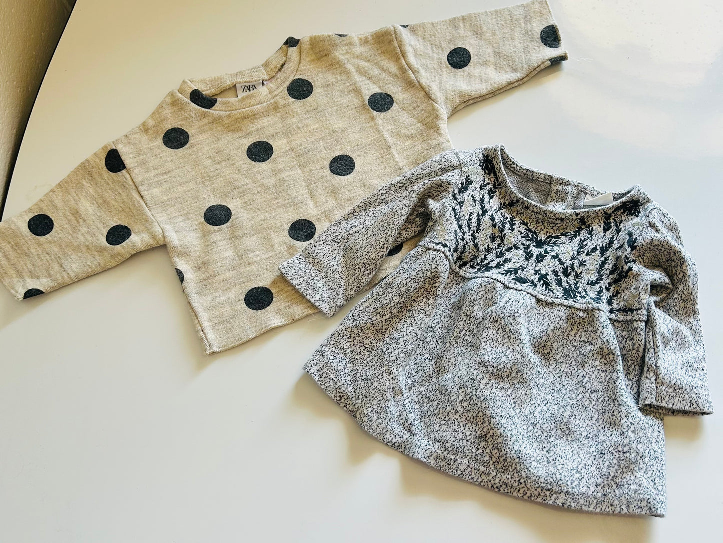 #71 Zara 6-9 Sweater and Tunic Bundle