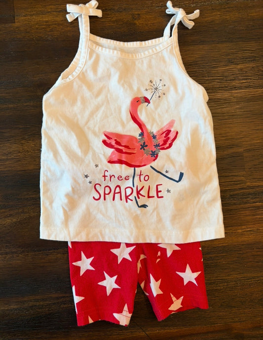 Seller 22 born to sparkle 2 piece set 2T