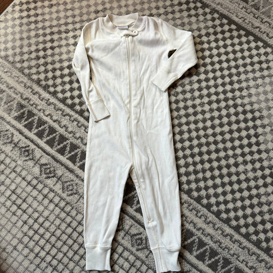 #162 Hanna Andersson Off White Sleeper 18-24M