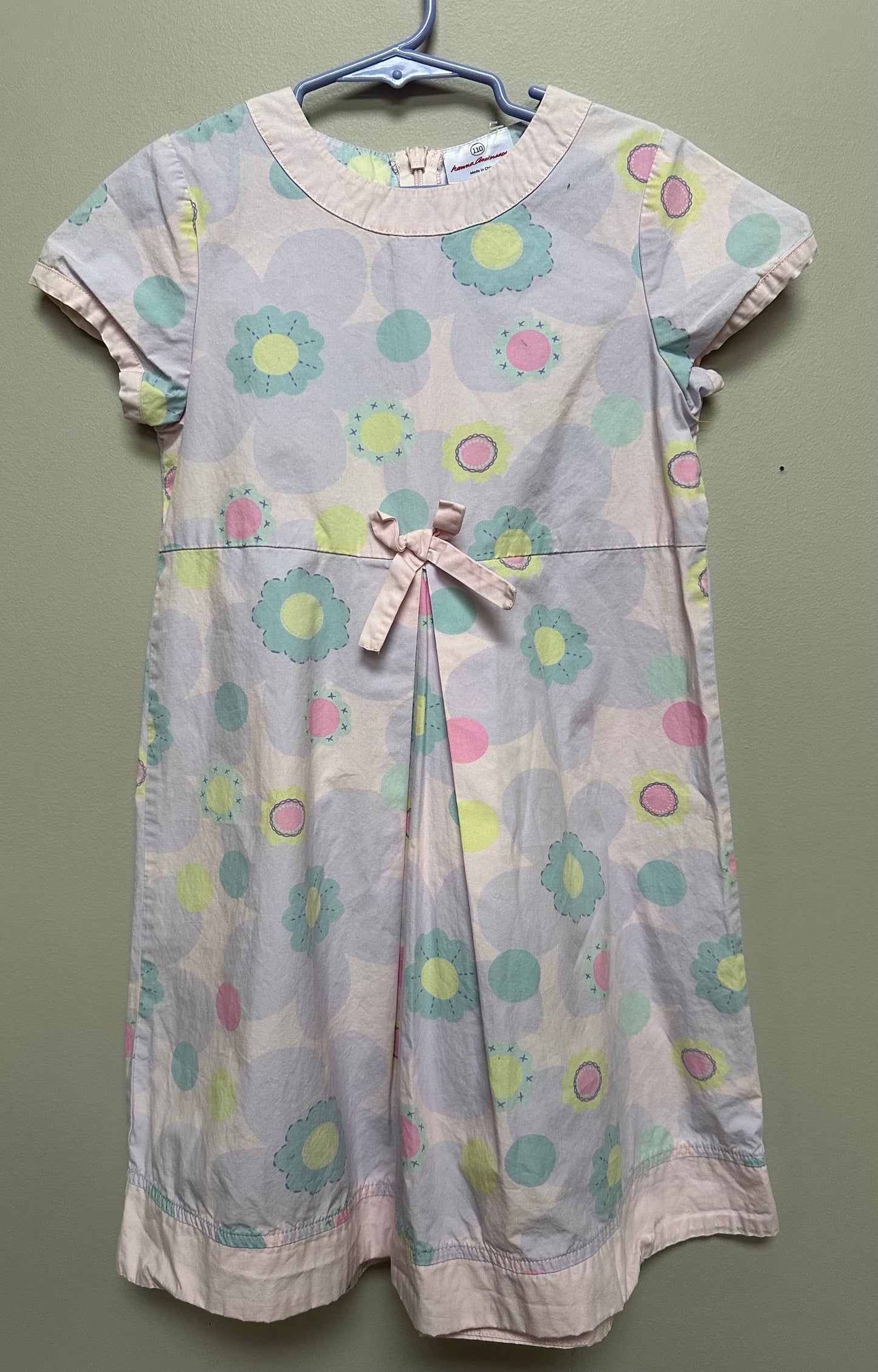 #130 Hanna Andersson Girls Sz 110 Sz 5 Dress