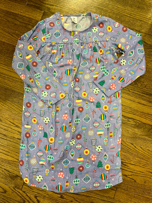 #67 Lands’ End Flannel Nightgown 16 Ornaments