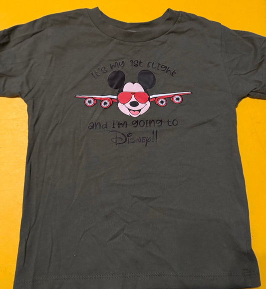 #73 1st Flight to Disney Tshirt (4T)