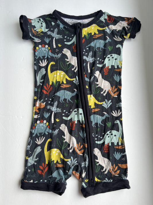 #180 Little sleepies boys size 18-24 months dinosaur shorty