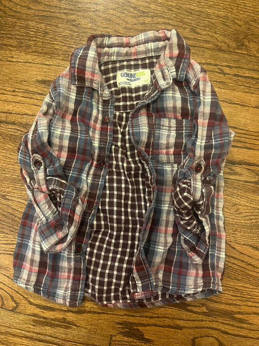 #67 Genuine Kids Flannel 3T