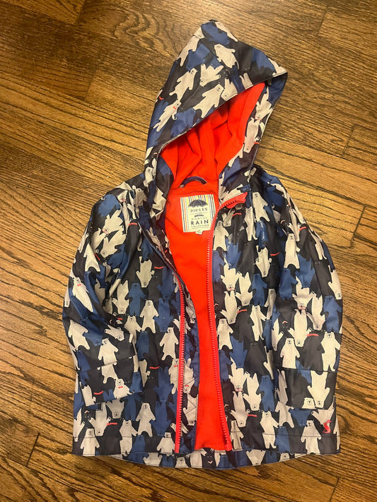#67 Joules Fleece Lined Rain Coat 3T