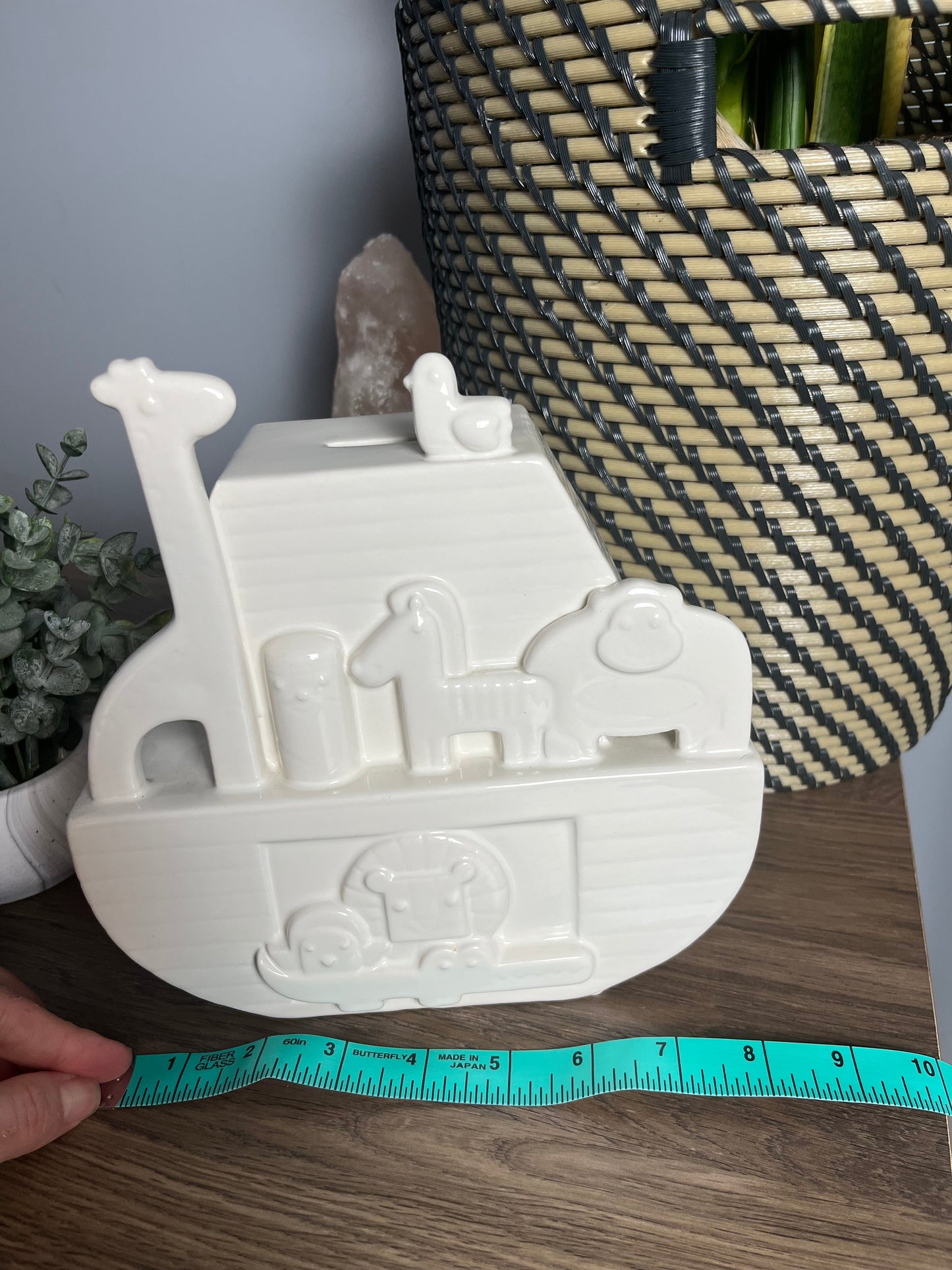 Seller #213 Brand New! Noah’s Ark Piggy Bank