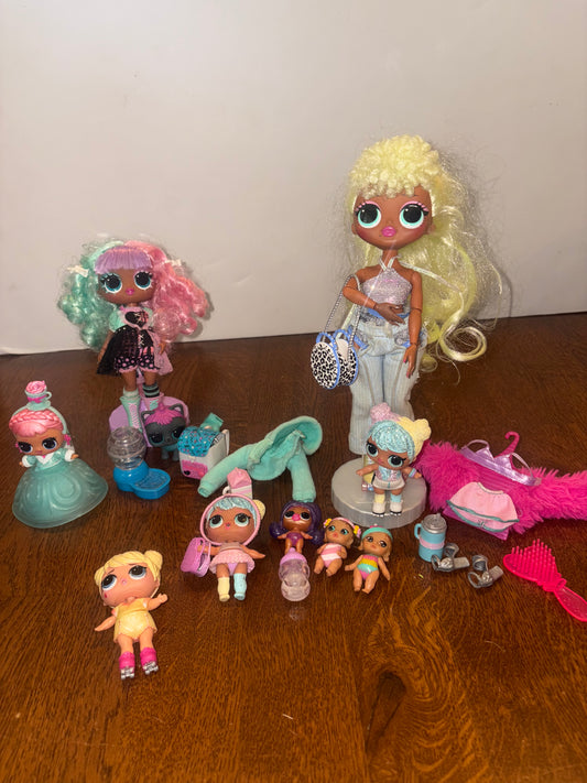 #182 OMG LOL Tween doll lot + accessories