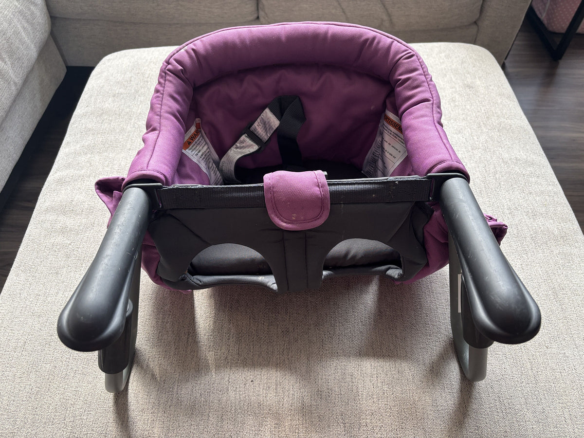 #138 - Inglesina Purple Fast Table Chair GUC
