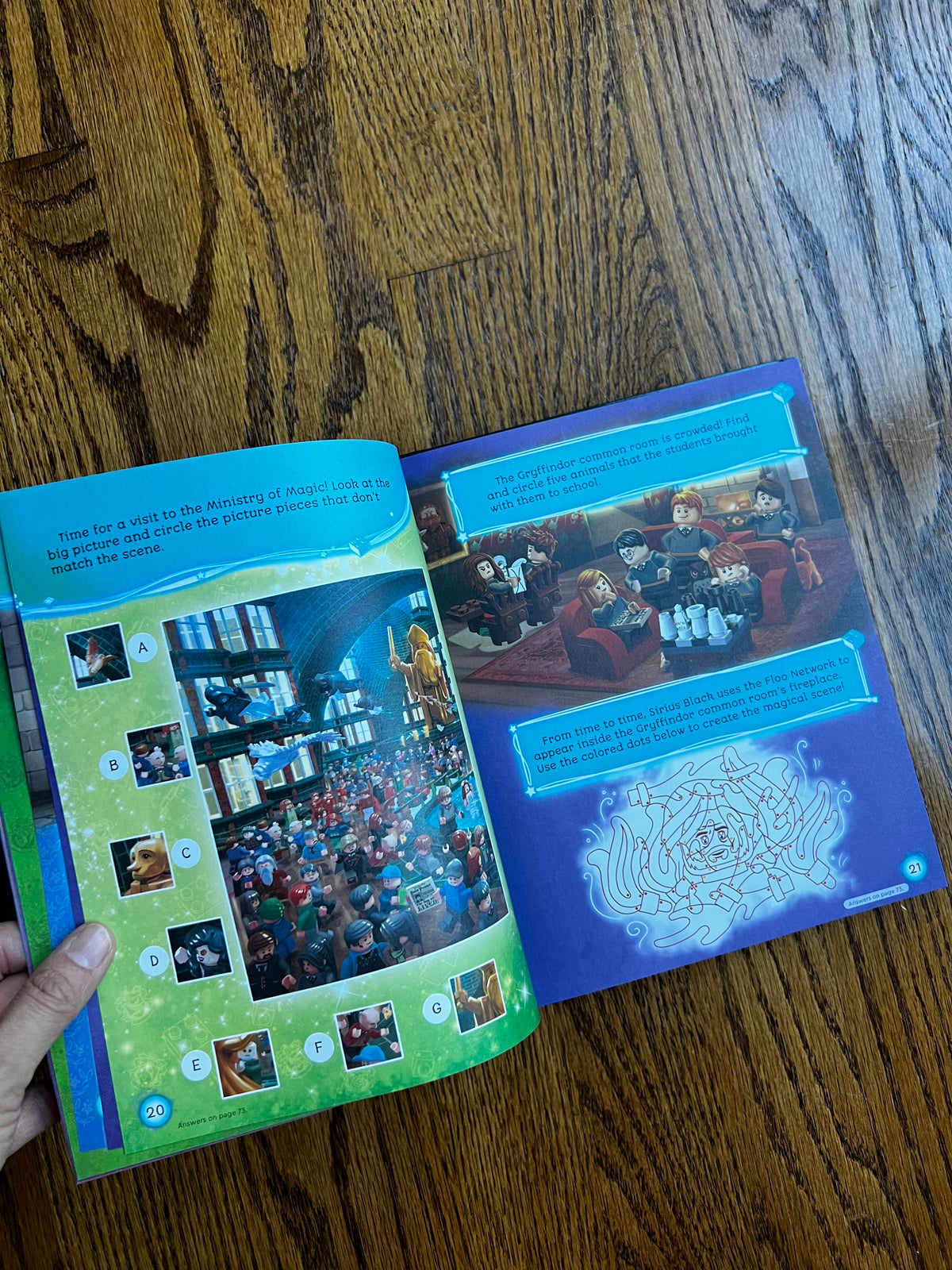Seller #115 - Harry Potter Lego Magical Defenders Activity Book, VGUC