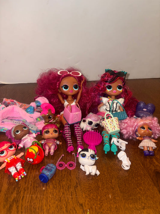 #182 OMG + LOL pink lot REDUCED!