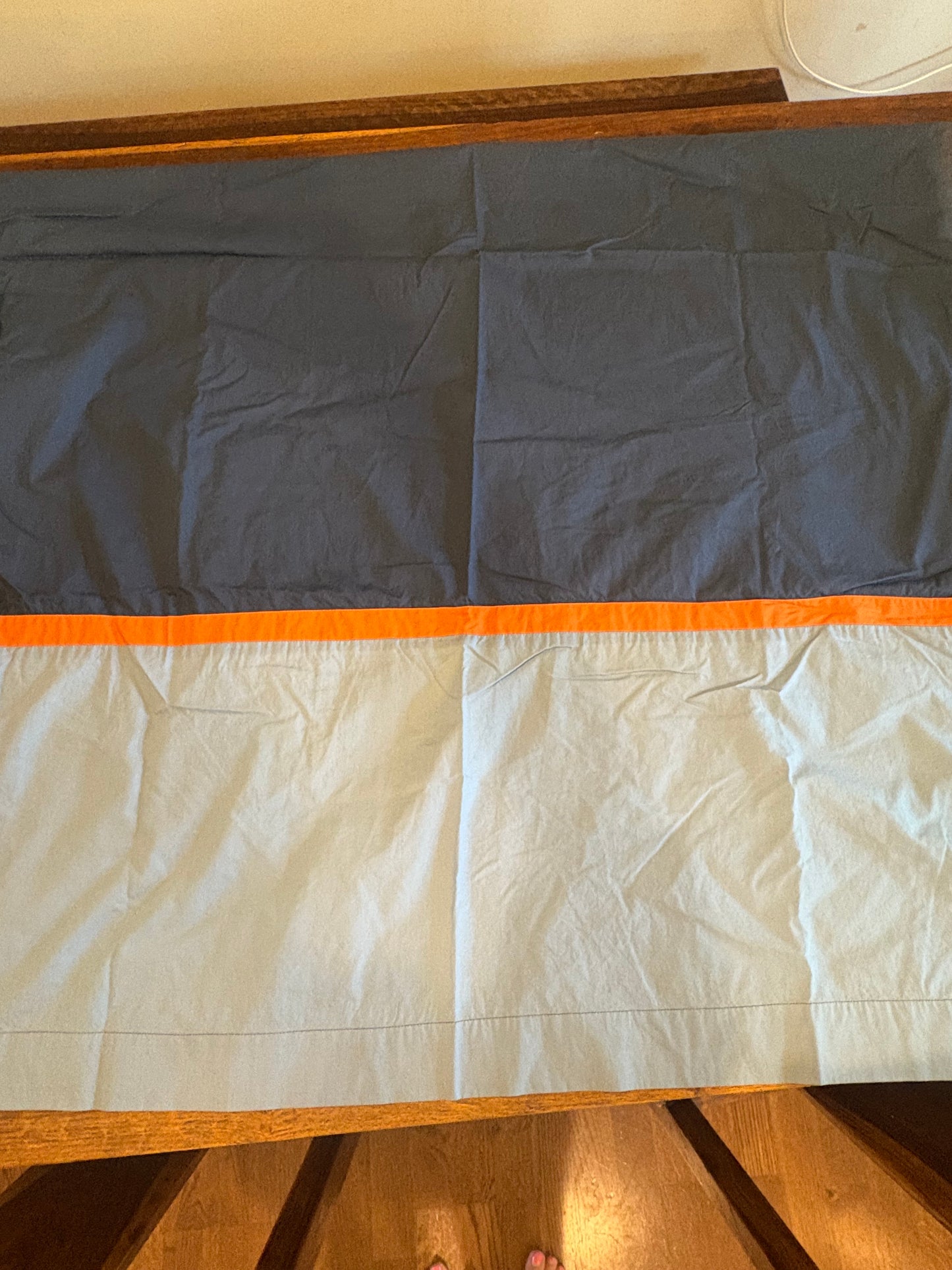 #182 The Land of Nod two panel 63” curtains