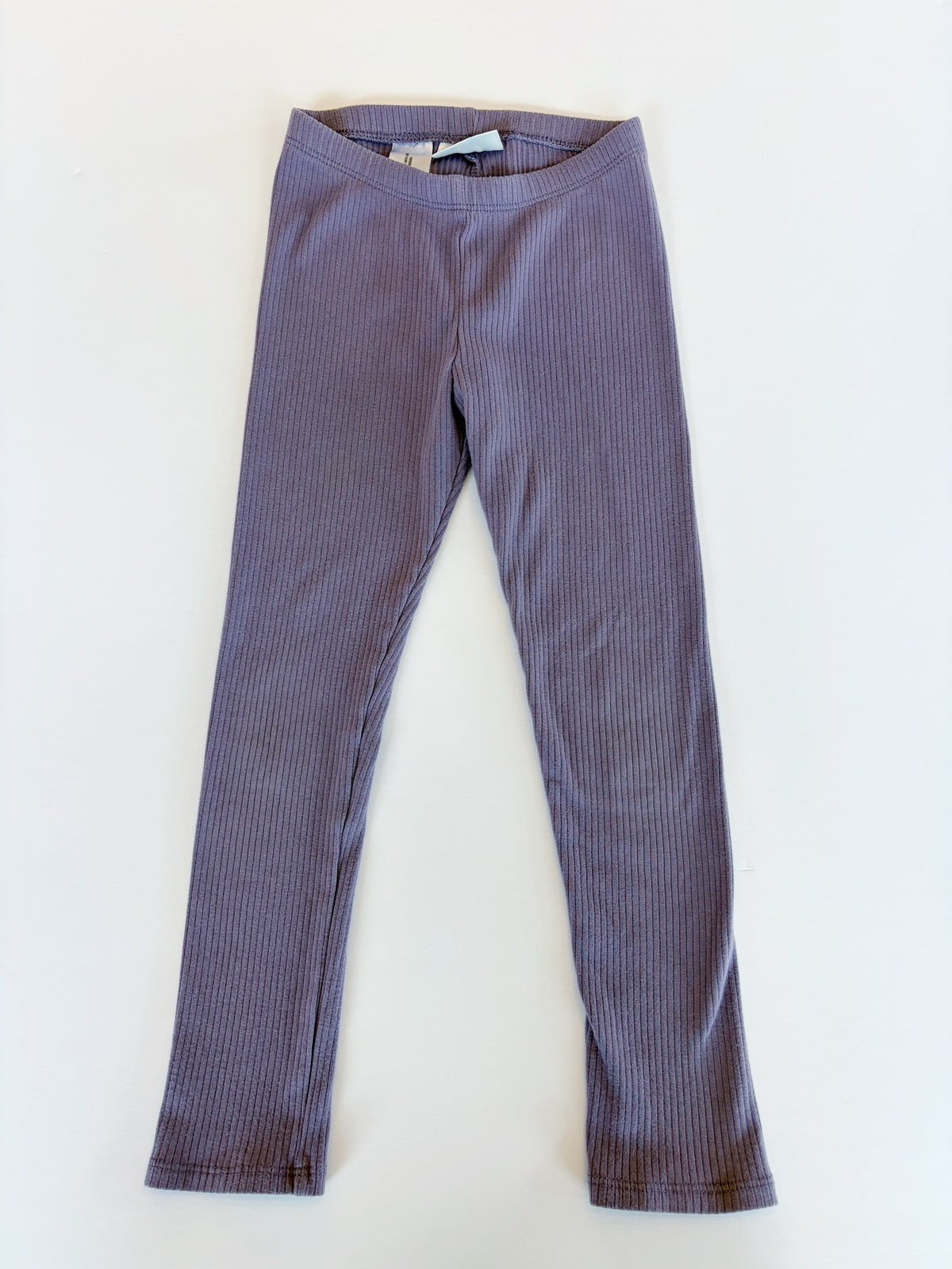 #96 | Size 5T | Cat & Jack Girls Purple Ribbed Leggings