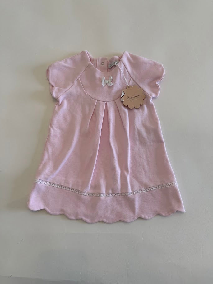#78 REDUCED Patachou NWT Pink Scalloped Dress Girls 12M