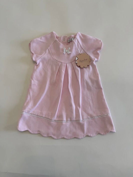 #78 REDUCED Patachou NWT Pink Scalloped Dress Girls 12M