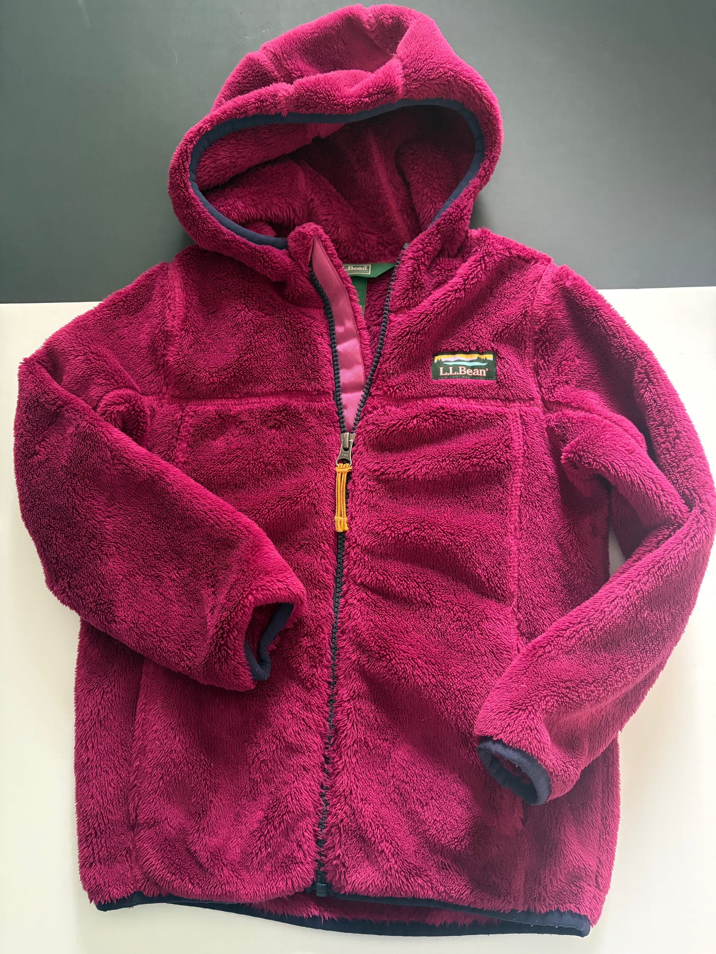 Seller #91 Girls' size M 5-6 high pile fleece jacket VGUC