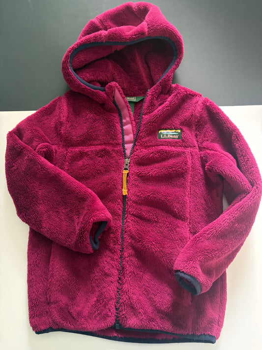 Seller #91 Girls' size M 5-6 high pile fleece jacket VGUC