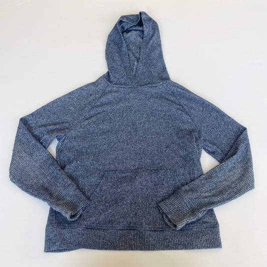 #118 | Size L / 12 | Athleta Girl Girls Blue Ribbed Hoodie