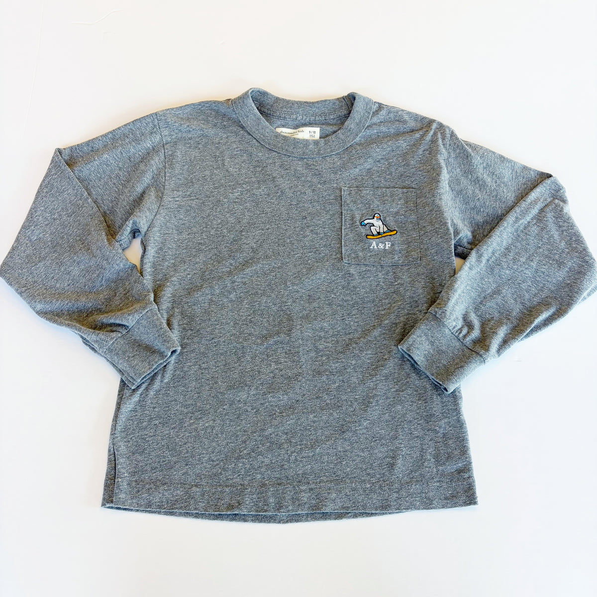 #96 | Size 9/10 | abercrombie Boys Gray Shirt