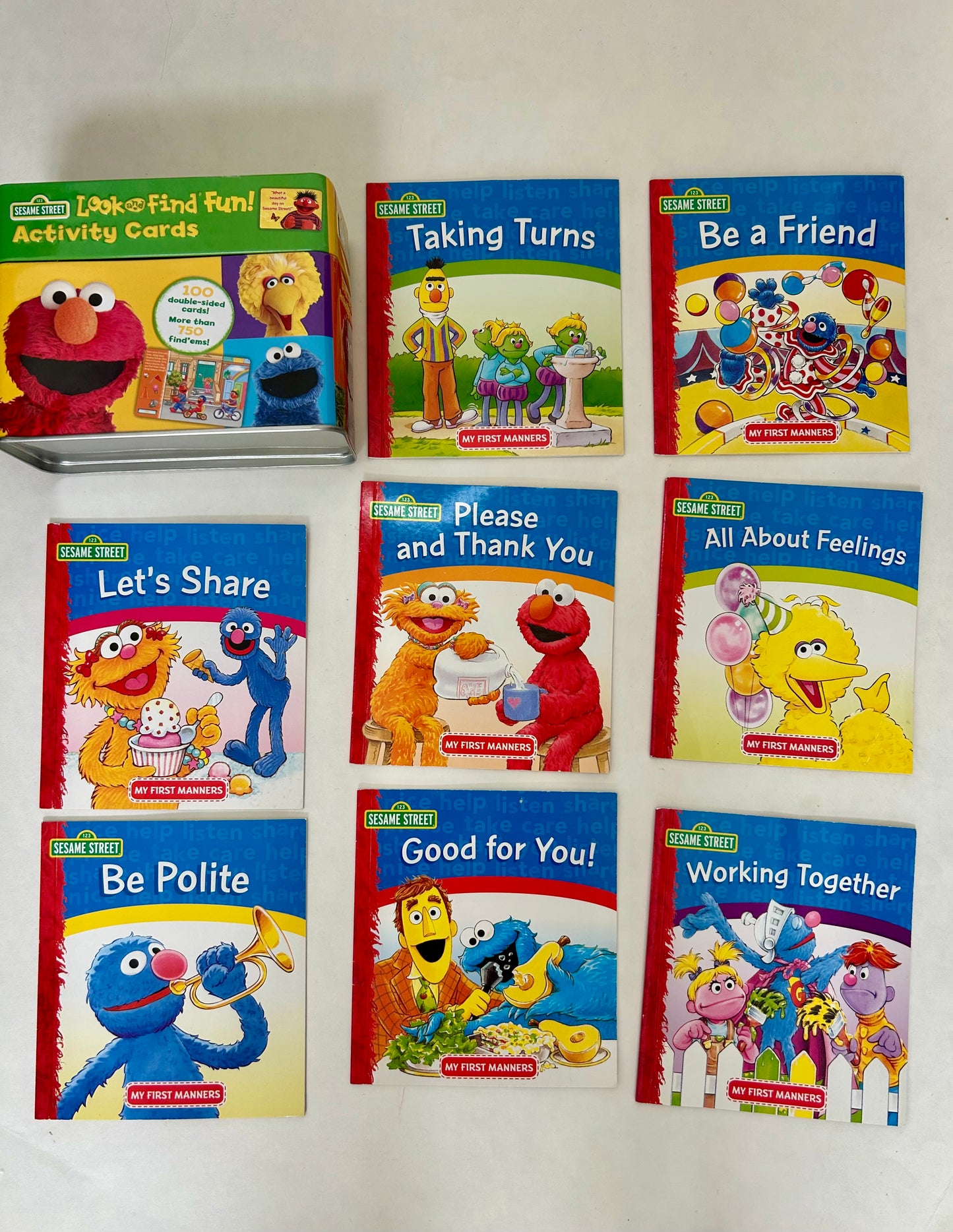 #6 First Readers Sesame Street and box set