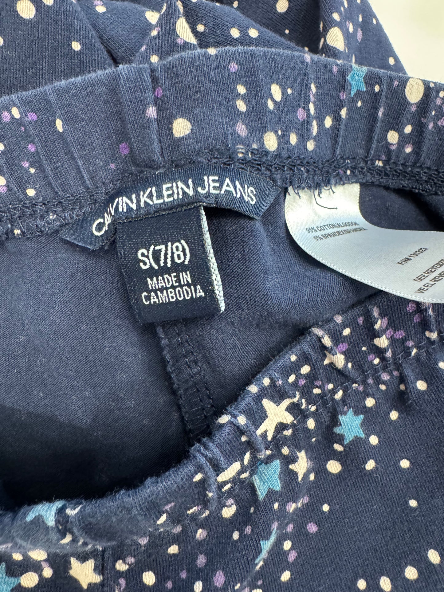 #53 girl Calvin Klein leggings size S
