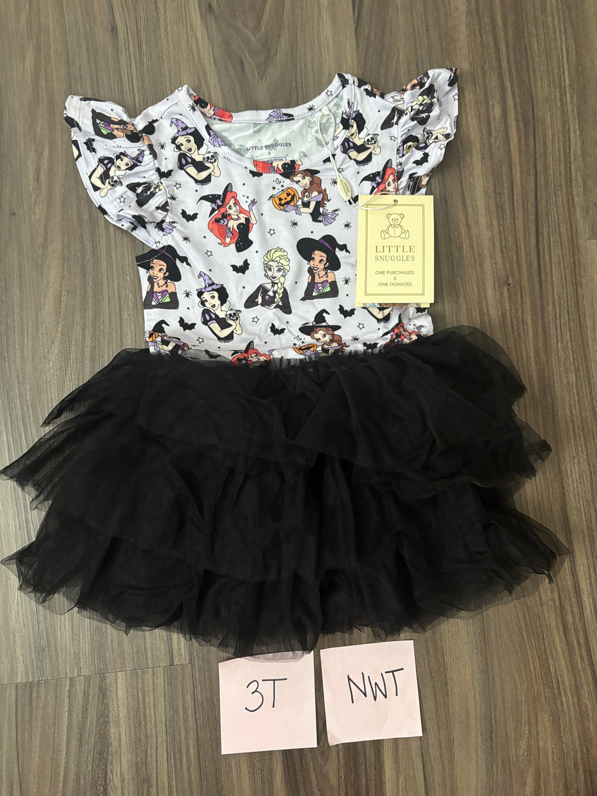 #138 - 3T NWT Charlie's Project (Bamboo) Halloween Princesses Tulle Twirl