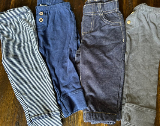Seller #21 Carters 9mo pants bundle with faux denim