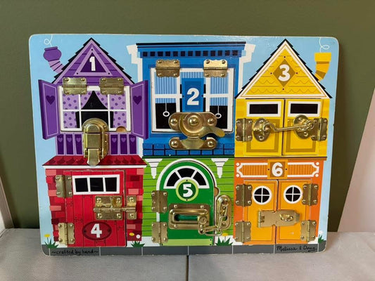 #133 Melissa & Doug Latch Puzzle